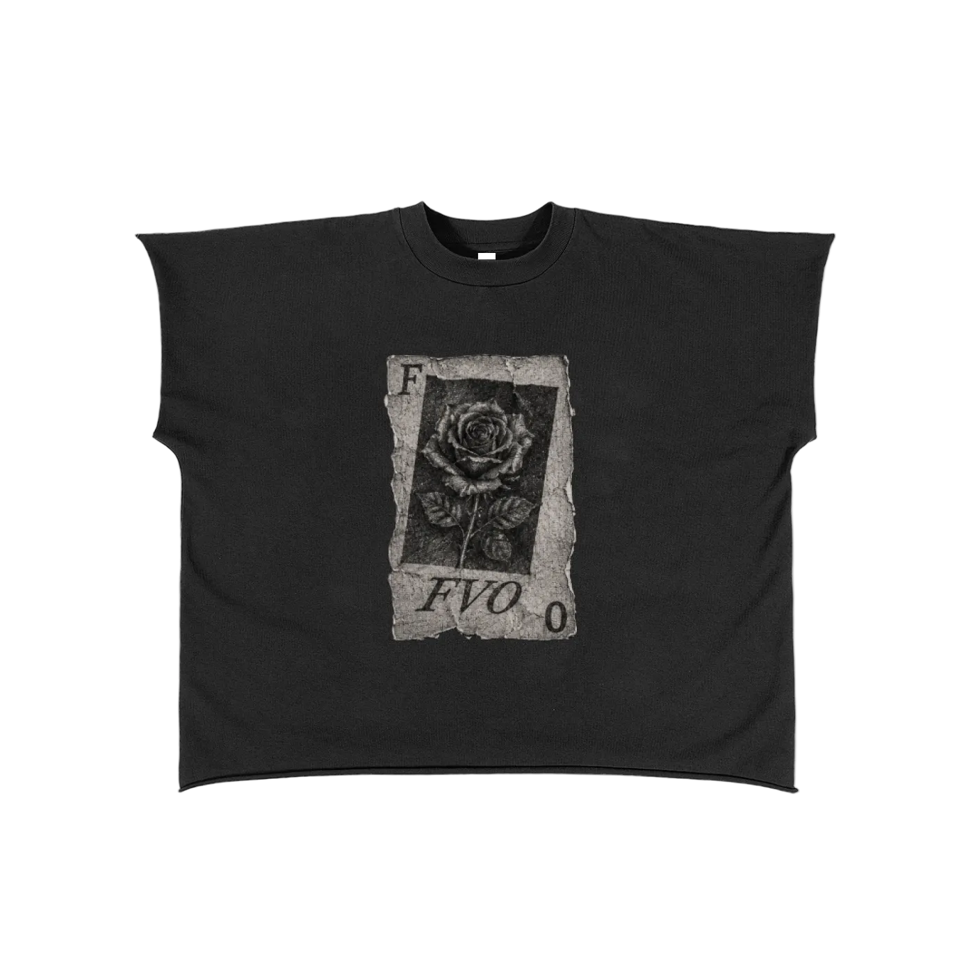 FVO Raw Edge Oversized Tee