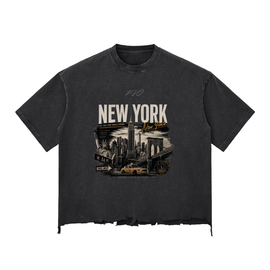 FVO - NY Raw-Hem Boxy T-shirt