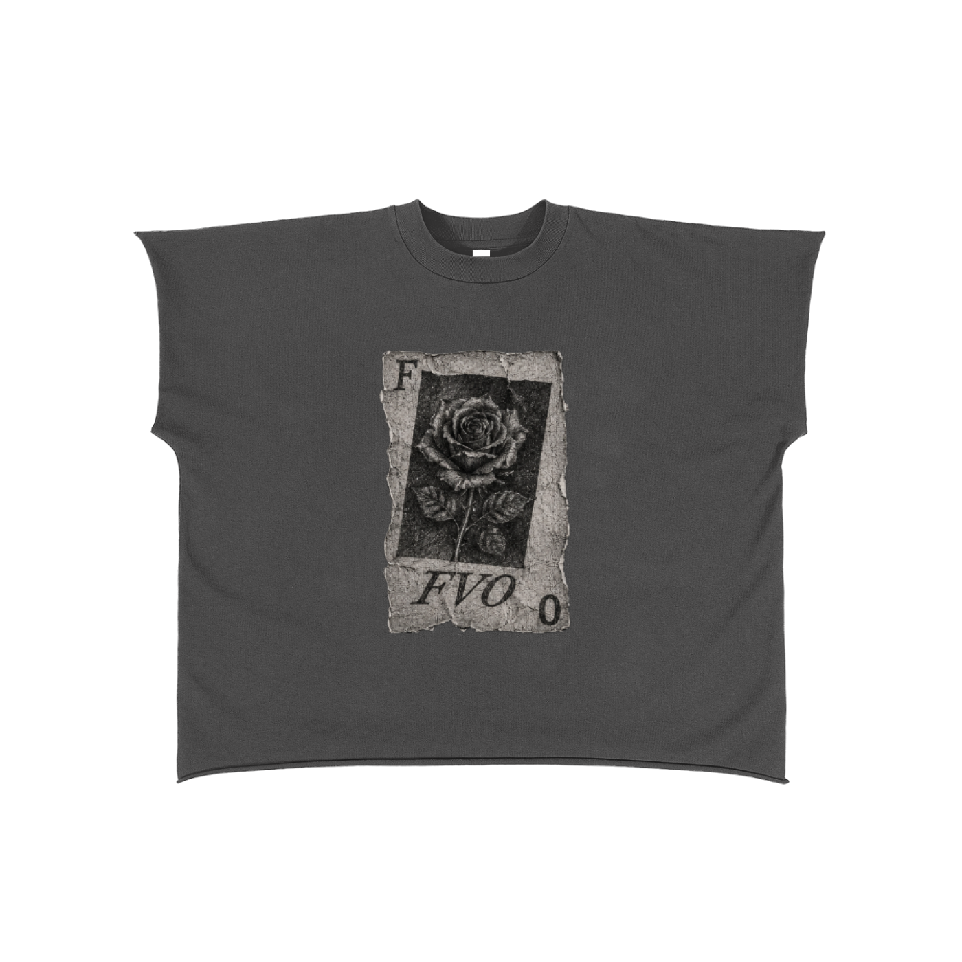 FVO Raw Edge Oversized Tee